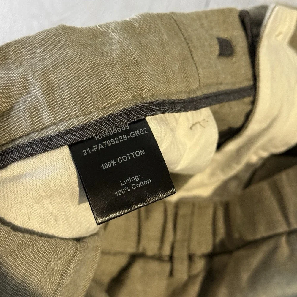 Todd Snyder Cropped Pants Drawstring Trousers Modern Chino Size XXL Green